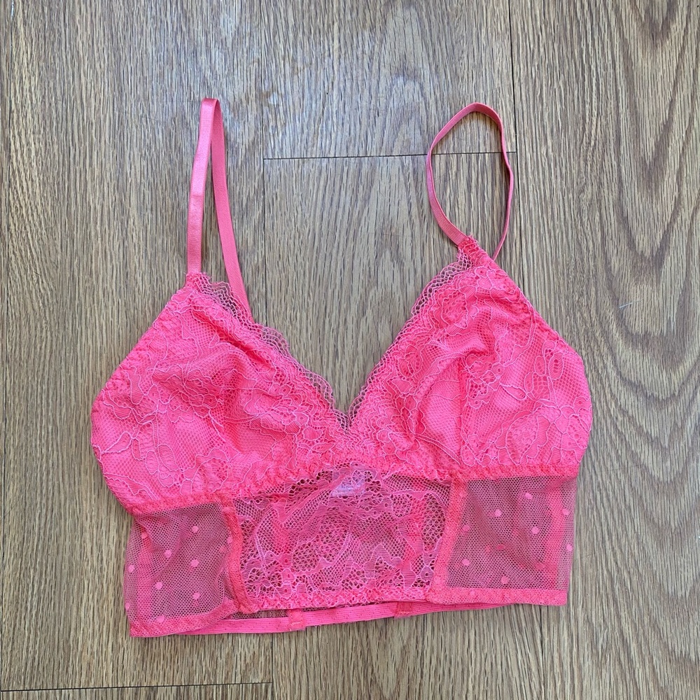Pink Bralette/Crop Top